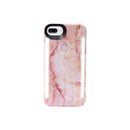Lumee Duo Original Selfie case with Front Facing Lights for iPhone 8  / 7  / 6S  / 6 ( Printed pink )