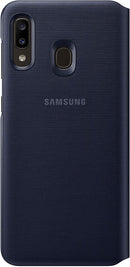 Galaxy A20 Wallet Cover - Black