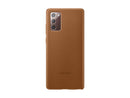 Samsung Galaxy Note20 Leather Cover - Brown